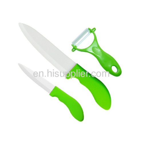 ABS handle ceramic kitchen knife 