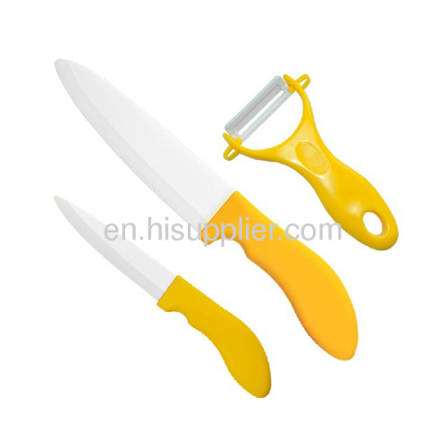 ABS handle ceramic kitchen knife 
