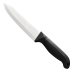 Ceramic knife for kitchen with white blade