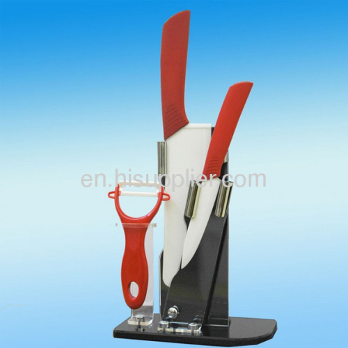 Anti-corrosion ceramic kitchenknife with peeler