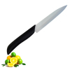 Ceramic kitchen knife with ABS white blade