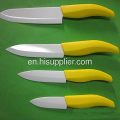 Ever sharp ceramic chef knife with colors handle