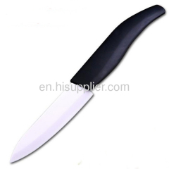 Ceramic paring knife with black handle