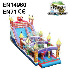 Mickey Park Castle Combo Inflatable Slide Obstacle