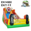 Bright Color Clown Inflatable Slide Commercial Use