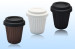 fashion designed Silicone coffee cup with lid