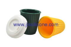 Easy carry kitchen tools silicone coffee cup with lid
