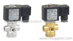 3 way solenoid valve 12VDC