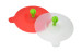 Silicone cup and glass lid with spoon holder