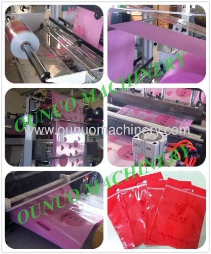 2013 Latest design full automatic non woven shopping bag making machines price