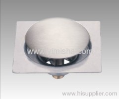 4 Inch Stainless Steel Polished Pop-up Floor Drain put directly