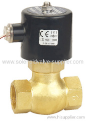 2L250-25 Series Brass Gas latching Solenoid Valve