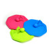 colorful note shaped silicone cup lid for drinking