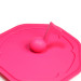 colorful note shaped silicone cup lid for drinking