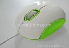 Colorful zore defective optical round mouse