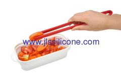 11.45 inch silicone toast tong in candy colors