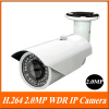 H.264 WDR 2.0MP 1/4'' Progressive Scan CMOS 20-25m IR view ip video surveillance