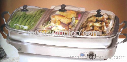 New Electric Stainless Steel Buffet Server/Buffet Warmer