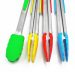 12 inc silicone food tong with stainless steel handle