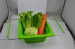 Foldable Silicone basket or container for vegetable and dry food
