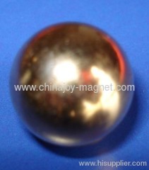 Neodymium Sphere Magnets 3/4 inch Diameter Gold Coated Magnet Ball