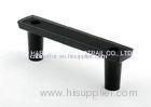 Poly Carbonate Plastic Furniture Handles With Black Finished