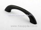 D Shape Black Nylon Bedroom Furniture Handles For Wardrobe