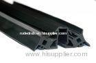 Black EPDM PVC Window Door Seals , 50-80SHA Co-Extruded Rubber Seal