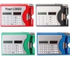 8 digit solar calculator with name card holder