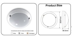 Microwave sensor Mounting light