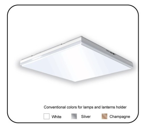 Microwave sensor ceiling light