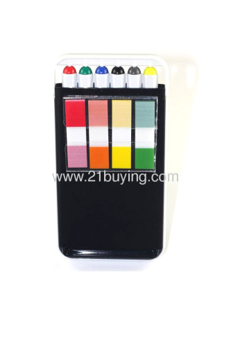 Iphone shaped stationery sets 5 in 1 highlighter pens with Iphone stand