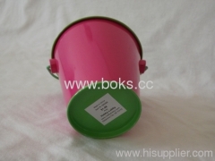 mini Tin Bucket with Handle