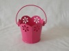 Easter Gift Tin Bucket with Handle