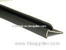 Black Low Friction Elastic Extruded Plastic Parts , Chemical Resistance