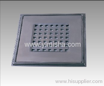 Square Stainless Steel Floor Drain Cover with Clean Out can be used in toilet, kitchen, veranda and public drain area