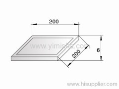 Square Stainless Steel Floor Drain Cover with Clean Out can be used in toilet, kitchen, veranda and public drain area