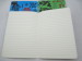 soft cover notebook with cream paper