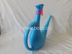 blue Garden plastic watering can