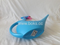 blue Garden plastic watering can