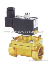 2W-25 water brass solenoid valve G1''