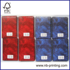 A6 single subject college ruled hardcover spiral notebook