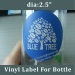 self adhesive logo sticker label for package