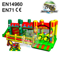 Saloon Children Competitive Inflatable Obstacle Course