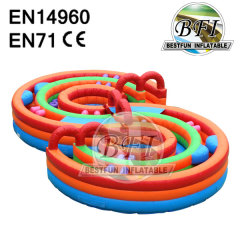 Inflatable Obstacle Playground Extreme Rush