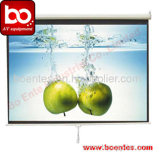 manual screen projection screen projector wall sceen