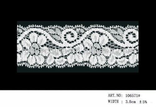 Embroidery Lace fabric/Elastic Lace /Spandex Lace