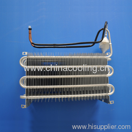 fin evaporator aluminum tube with aluminum fins