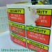 tamper evident labels for box package easy broken