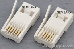 6P4C modular plug, UK style